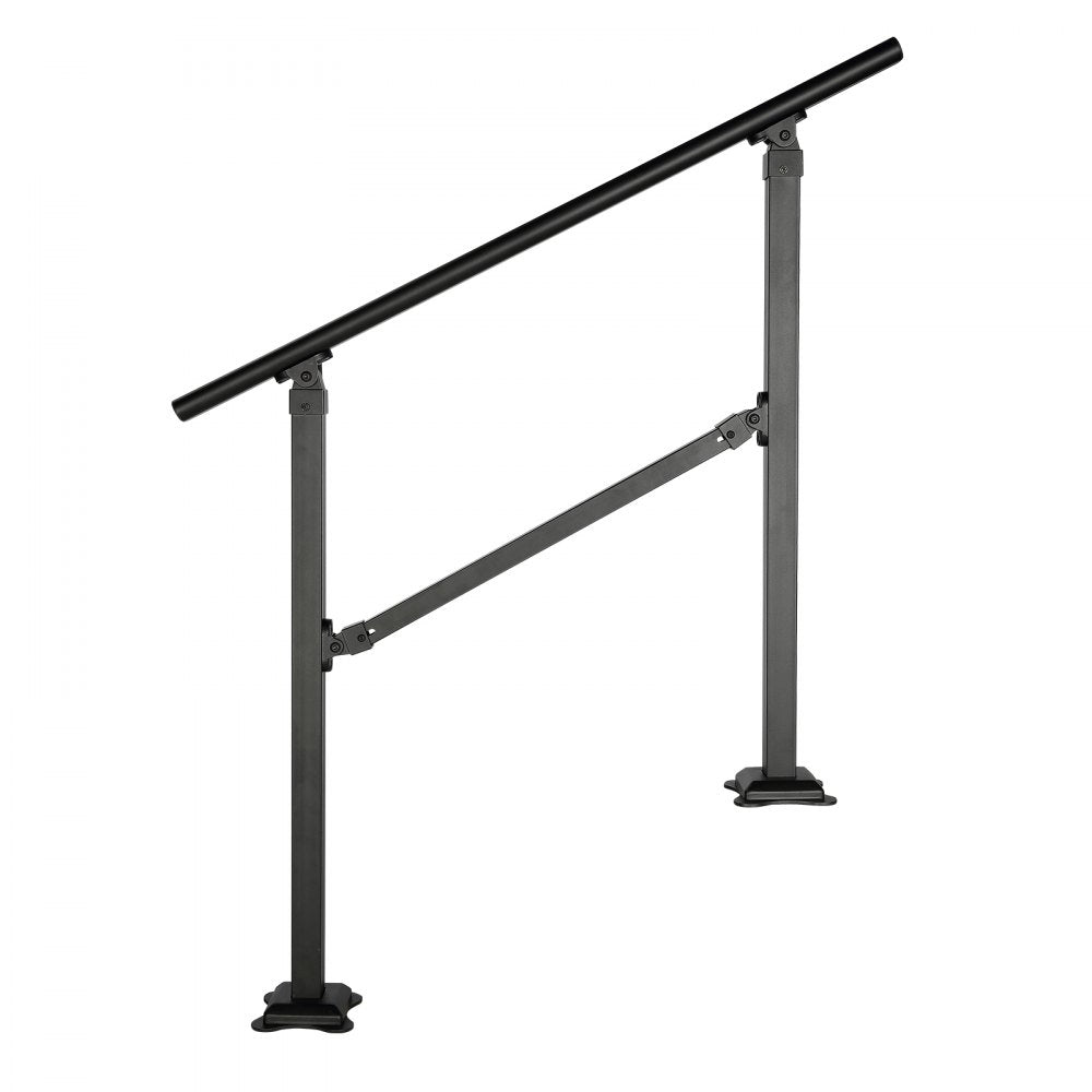 H3602-3 - Adjustable 3ft Carbon Steel Stair Handrail for Outdoor Safety