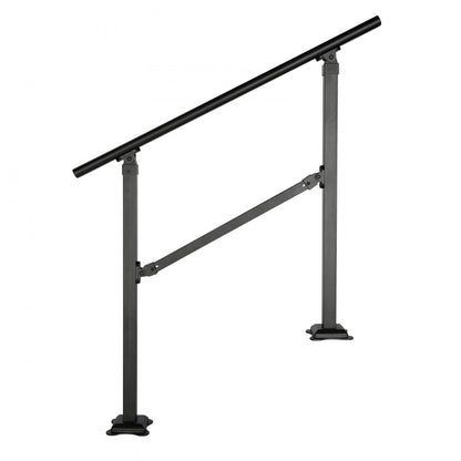 H3602-3 - Adjustable 3ft Carbon Steel Stair Handrail for Outdoor Safety
