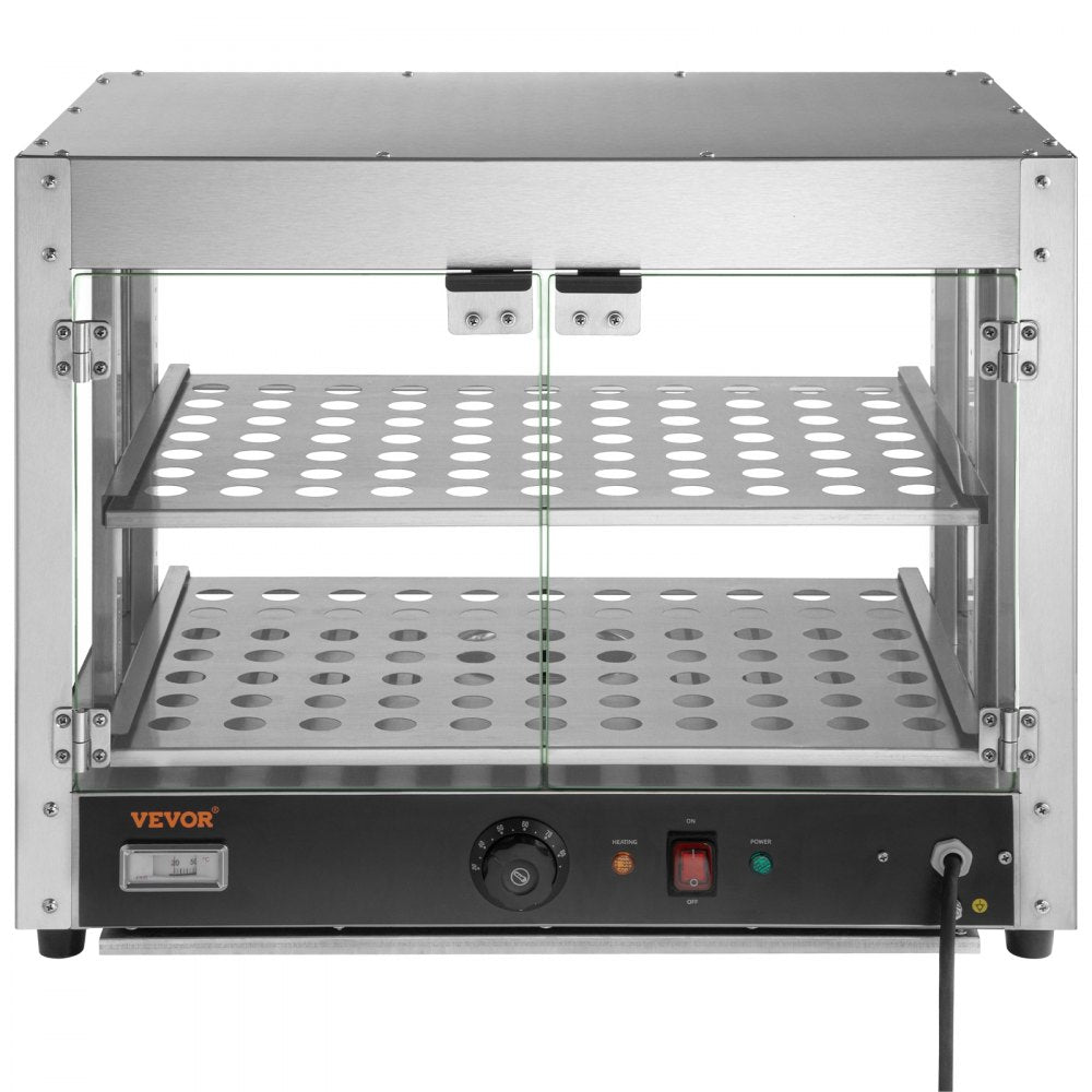 BWG-S - 2-Tier Stainless Steel Food Warmer with Humidity Tray