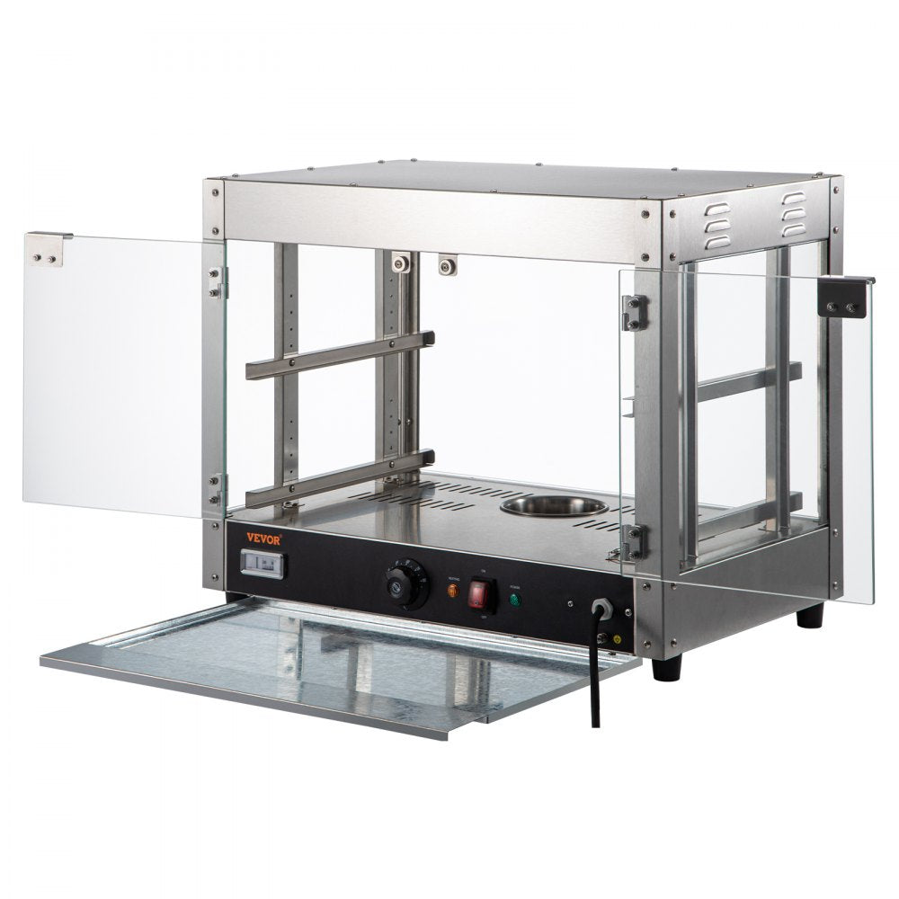 BWG-S - 2-Tier Stainless Steel Food Warmer with Humidity Tray