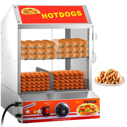 RGG-001 - 27L Stainless Steel Hot Dog Steamer with Adjustable Temperature