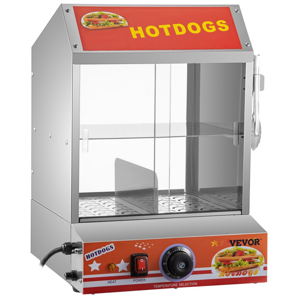 RGG-001 - 27L Stainless Steel Hot Dog Steamer with Adjustable Temperature