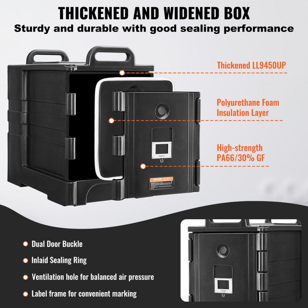 BW-75 - 81QT Insulated Food Carrier Box with Stackable Design
