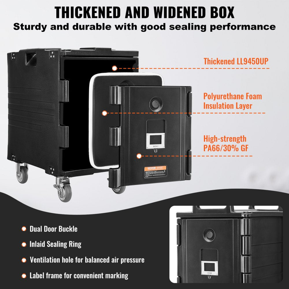 BW-90D - 90L Insulated Food Carrier Box, Lightweight & Sturdy Design