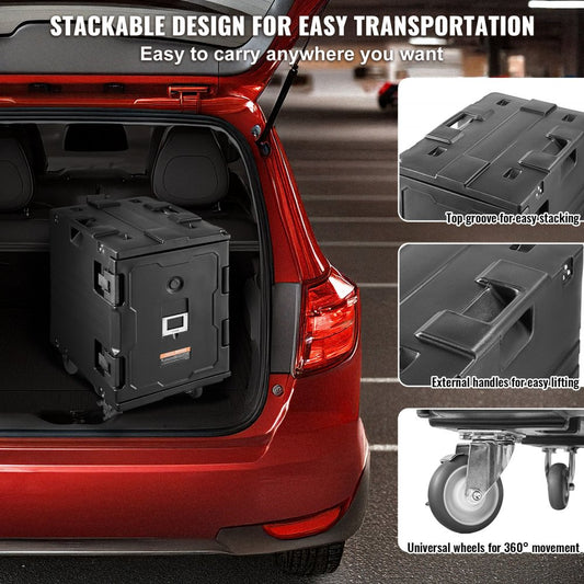 BW-90D - 90L Insulated Food Carrier Box, Lightweight & Sturdy Design