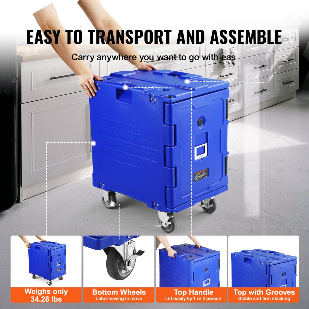 BW-90D - 6-Hour Insulated Food Carrier for Catering and Transport