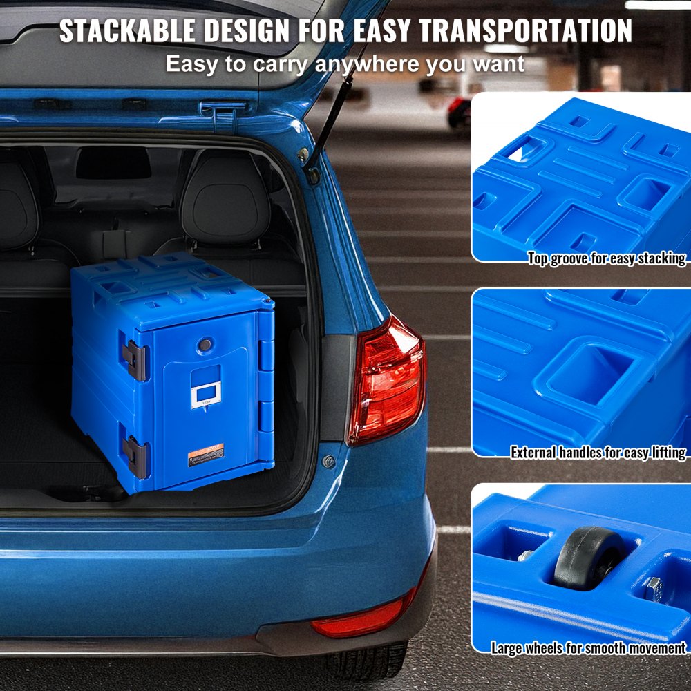 BW-90S - 90L Lightweight Insulated Food Carrier with Durable Design