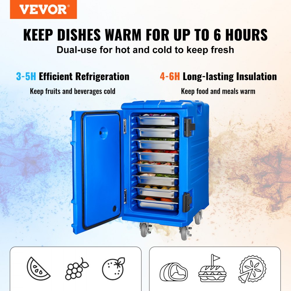 BW-90D - 120L Lightweight Insulated Food Carrier with Durable Design