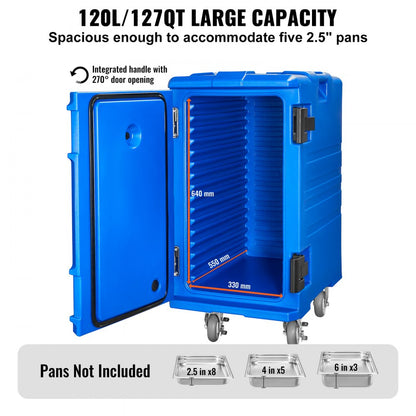 BW-90D - 120L Lightweight Insulated Food Carrier with Durable Design