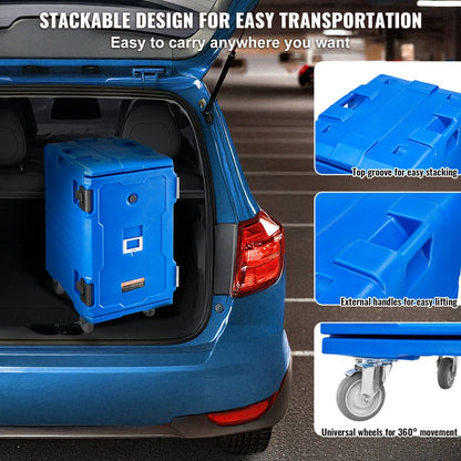 BW-90D - 120L Lightweight Insulated Food Carrier with Durable Design