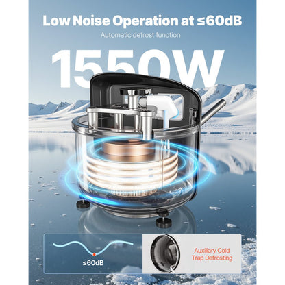 HFD-4 - 8.8-13.2 lbs Vacuum Freeze Dryer for Food Preservation