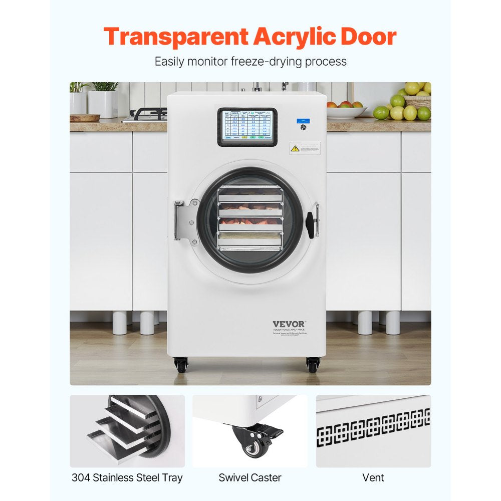HFD-4 - 8.8-13.2 lbs Vacuum Freeze Dryer for Food Preservation