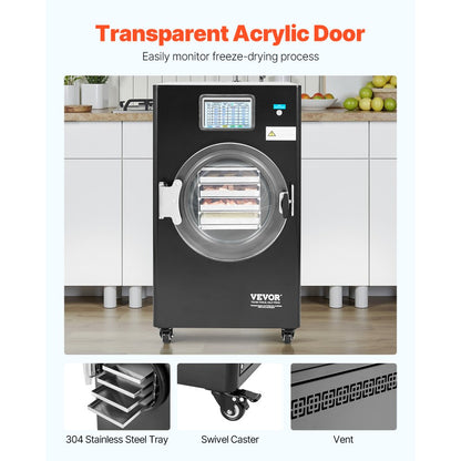 HFD-4 - 4-Layer Vacuum Freeze Dryer for Fruits & Vegetables