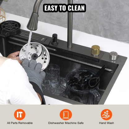 CY-363 - 7-Cup VEVOR Food Processor with 600W Motor and Versatile Blades