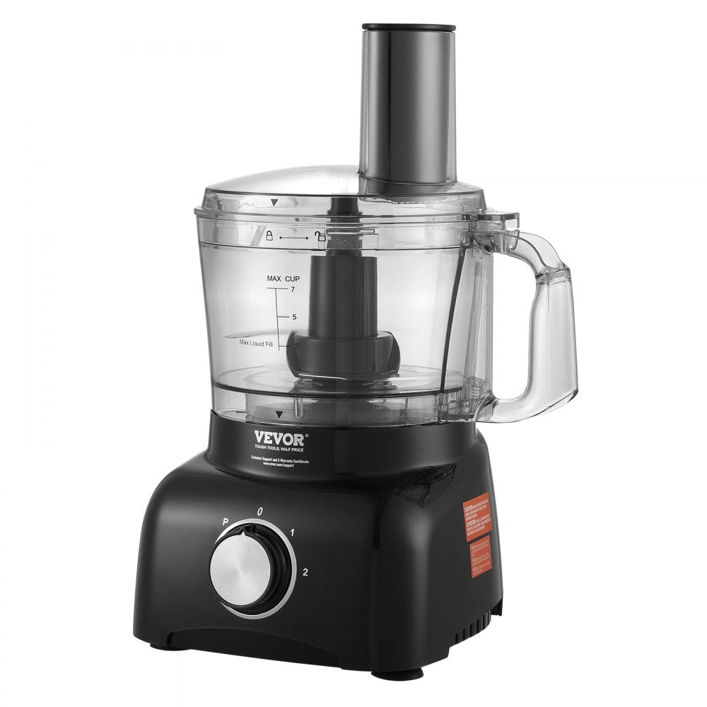 CY-363 - 7-Cup VEVOR Food Processor with 600W Motor and Versatile Blades