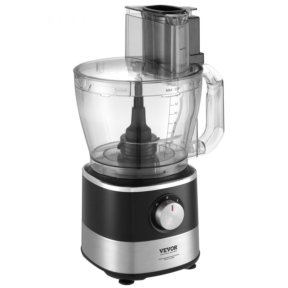 CY-329A - 14-Cup Electric Food Processor with Stainless Steel Blade