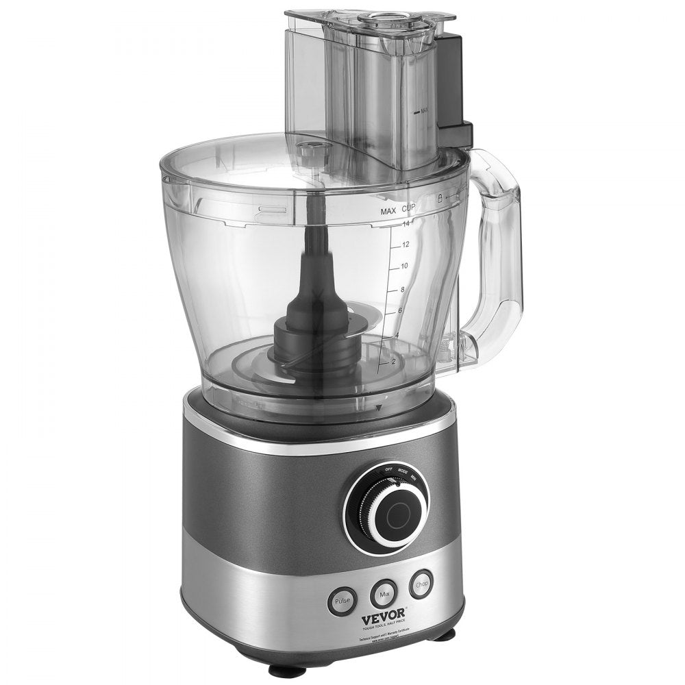 CY-329B - 14-Cup Versatile Food Processor with Stainless Steel Blades