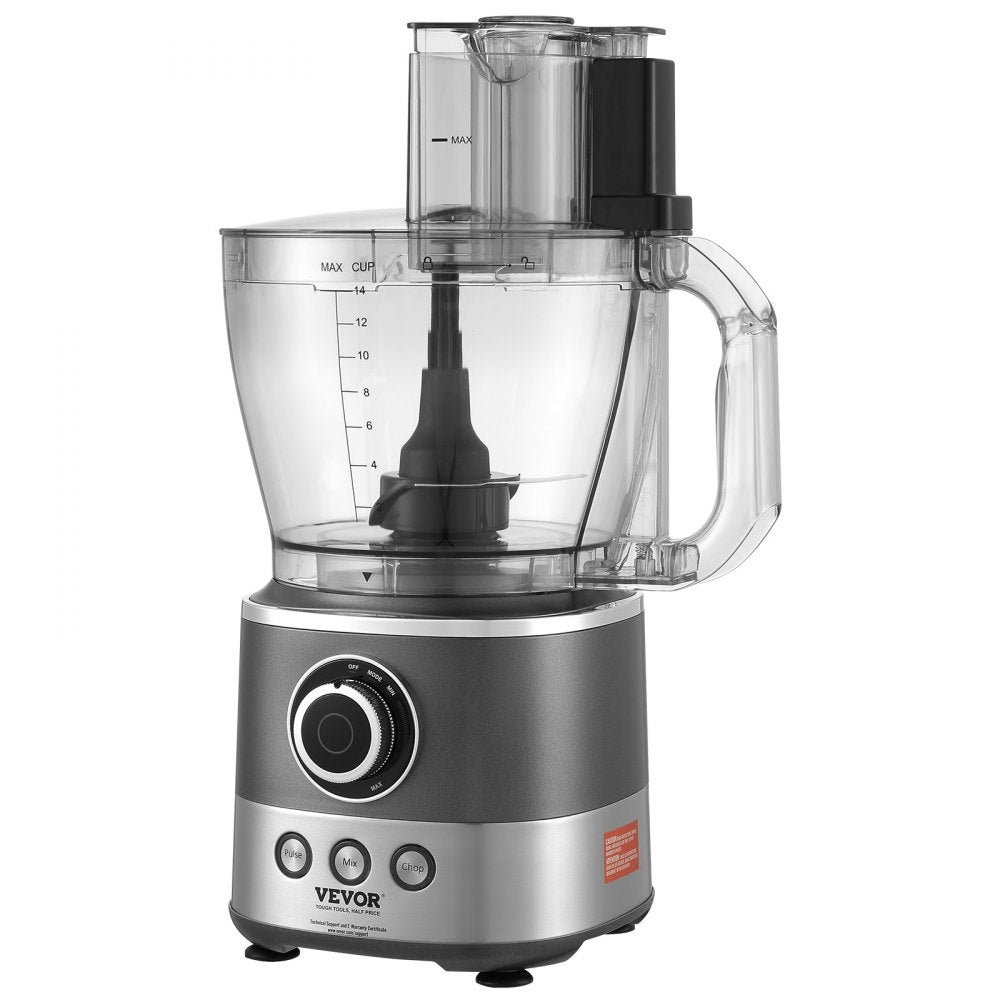 CY-329B - 14-Cup Versatile Food Processor with Stainless Steel Blades