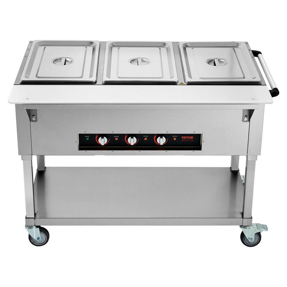 MDC-3 - 3-Pan Electric Food Warmer, Ideal for Large Events