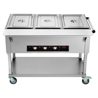 MDC-3 - 3-Pan Electric Food Warmer, Ideal for Large Events