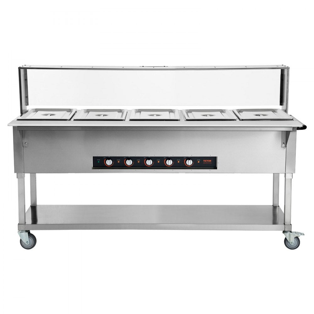 MDC-5C - VEVOR 5-Pan 20.6QT Electric Food Warmer for Events