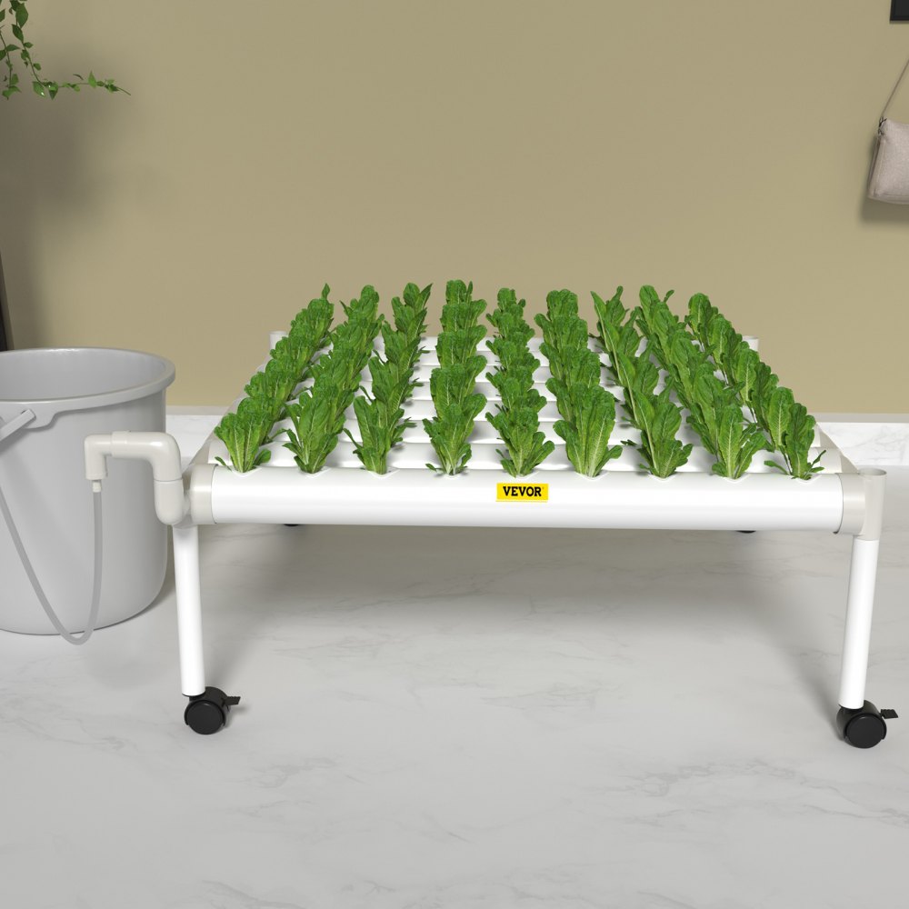 VV1-72W Hydroponic System - 8 Pipes, 72 Sites, 31" Each