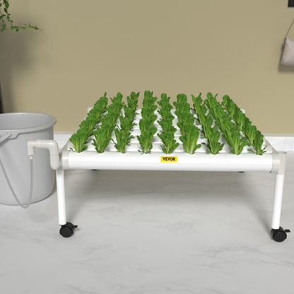 VV1-72W Hydroponic System - 8 Pipes, 72 Sites, 31" Each