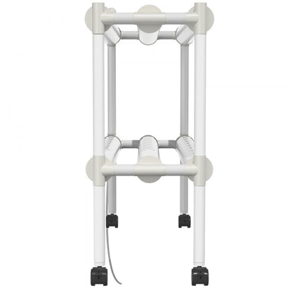 VVGrey2-54 - 54-Site Hydroponics System with 6 Pipes for Vegetables & Herbs