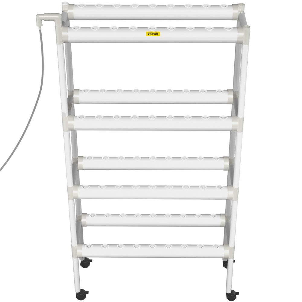 VVGrey4-72 - 72-Site Hydroponic Growing System with Timer & Water Pump