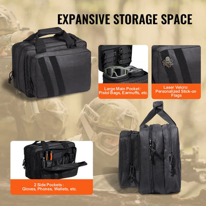TL-1710 - Waterproof Tactical Backpack for 2 Pistols & 6 Magazines