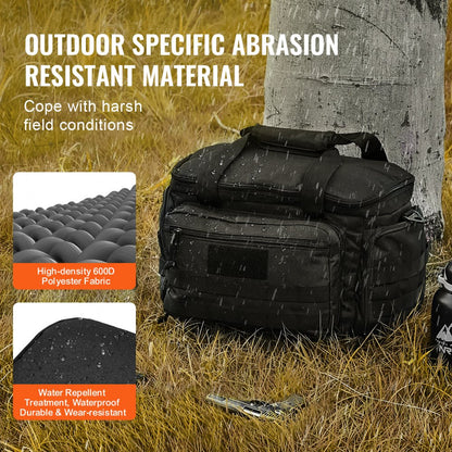 TL-1733 - Durable Tactical Range Bag for 4 Handguns & 6 Magazines