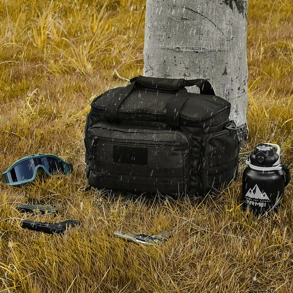 TL-1733 - Durable Tactical Range Bag for 4 Handguns & 6 Magazines