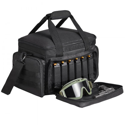 TL-1733 - Durable Tactical Range Bag for 4 Handguns & 6 Magazines