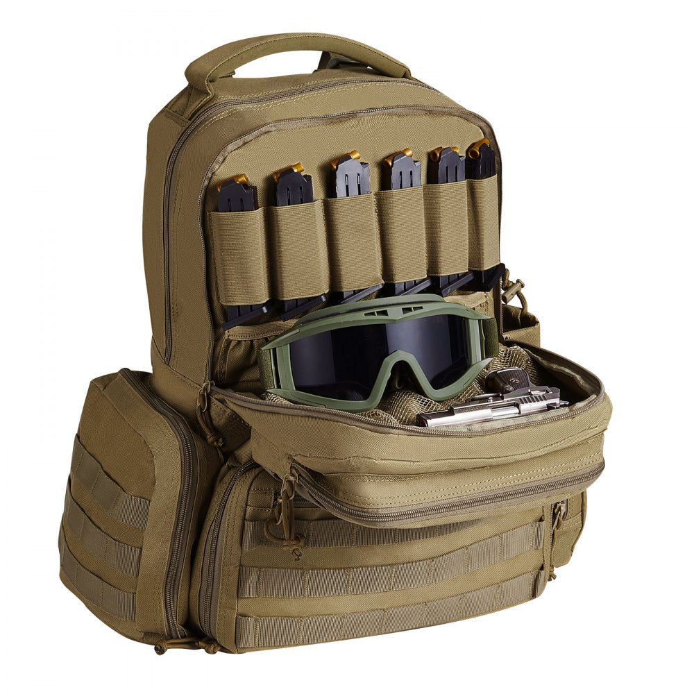 BK-2558 - VEVOR 6-Pistol Tactical Backpack with Waterproof Design