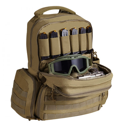 BK-2558 - VEVOR 6-Pistol Tactical Backpack with Waterproof Design