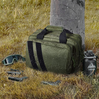 TL-1710 - Waterproof Tactical Bag for 2 Handguns & 6 Magazines