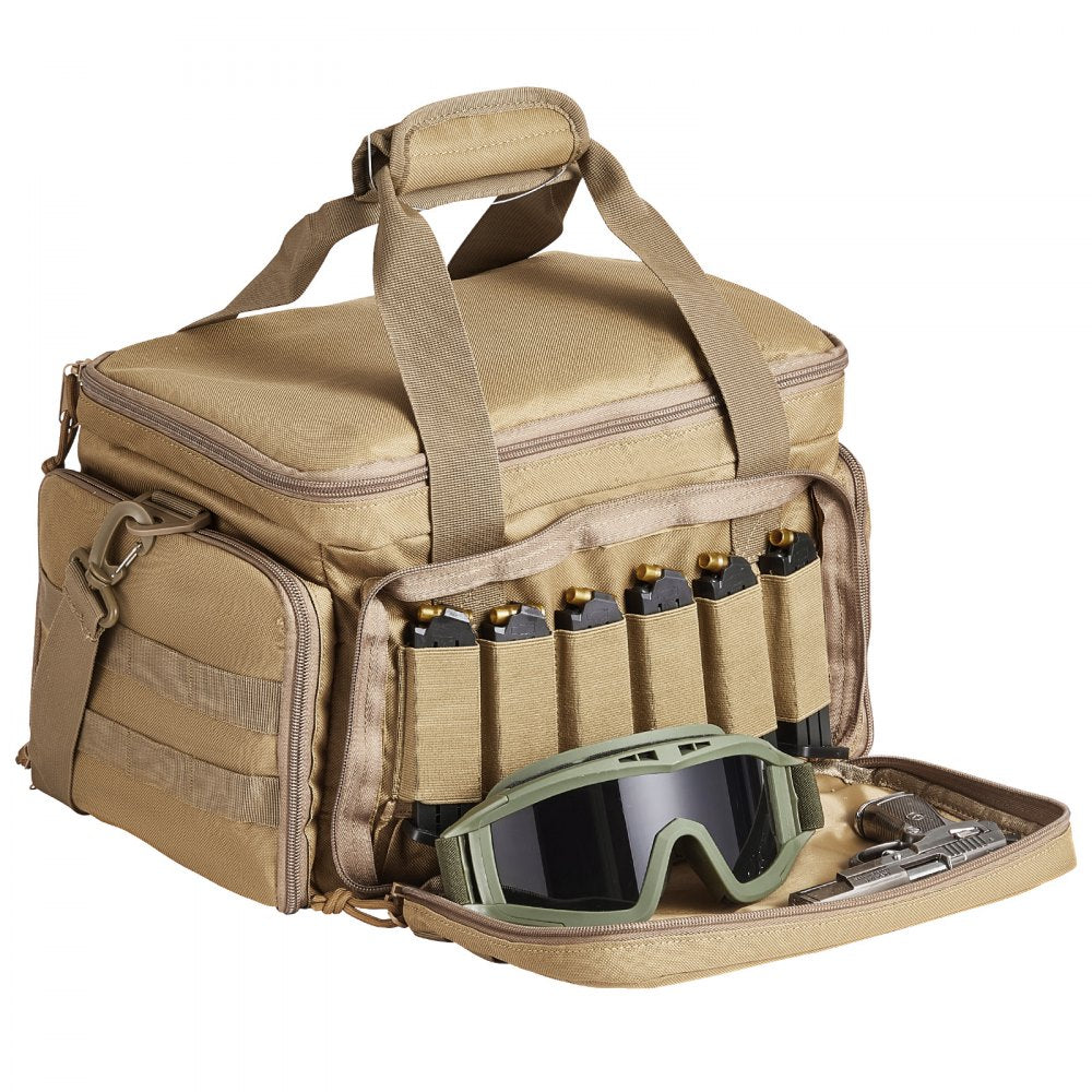 TL-1733 - VEVOR Tactical Range Bag for 4 Handguns & 6 Magazines