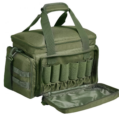 TL-1733 - Tactical Green Range Bag for 4 Handguns & 6 Magazines