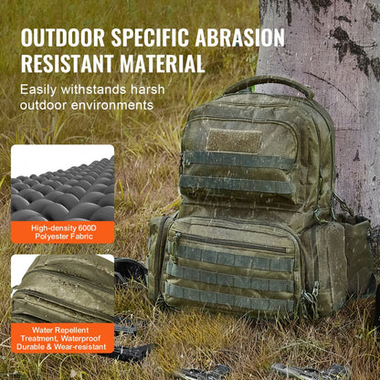 BK-2558 - Waterproof Tactical Backpack for 6 Pistols & 10 Magazines