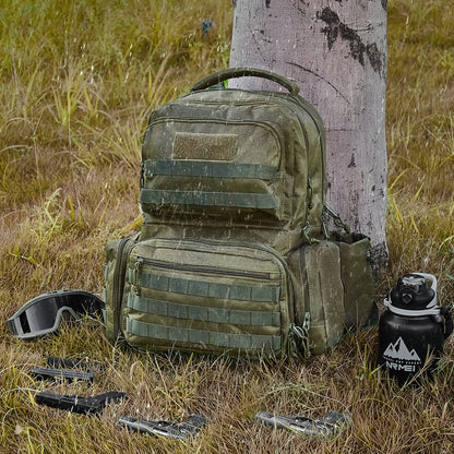 BK-2558 - Waterproof Tactical Backpack for 6 Pistols & 10 Magazines