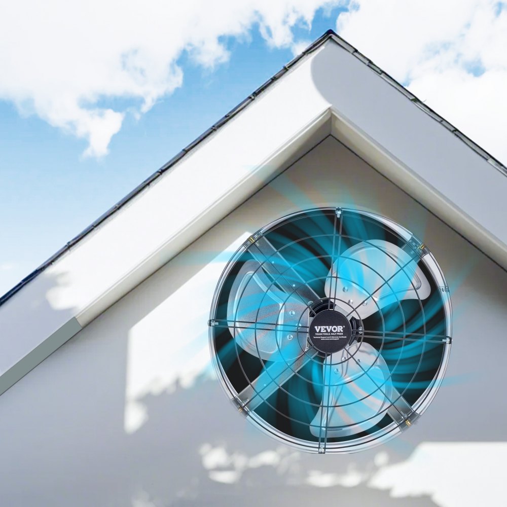 BT-WM15P065S0 - 15" Gable Mount Fan with 1300 CFM Airflow