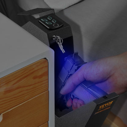 AL370 - Compact Biometric Gun Safe with Fingerprint Access and Foam Interior