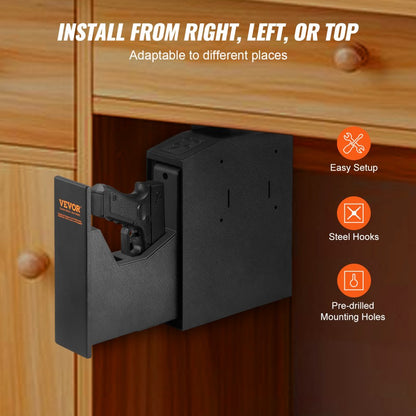 AL300 - Biometric Gun Safe for Pistols with Three Access Modes