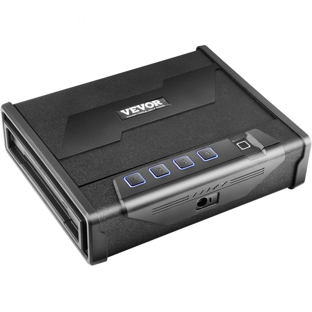 SS-SQH01 - Compact Biometric Gun Safe, 11.1 x 7.09 x 1.97 Inches