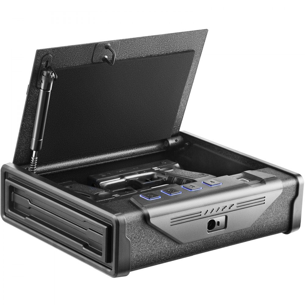 SS-SQH01 - Compact Biometric Gun Safe, 11.1 x 7.09 x 1.97 Inches