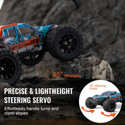 002E - 1:14 Scale 4WD RC Off-Road Truck with 30,000 RPM Motor