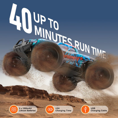 002E - 1:14 Scale 4WD RC Off-Road Truck with 30,000 RPM Motor