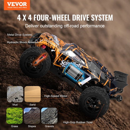 206E - 1:10 Scale All-Terrain RC Car with 50 km/h Speed