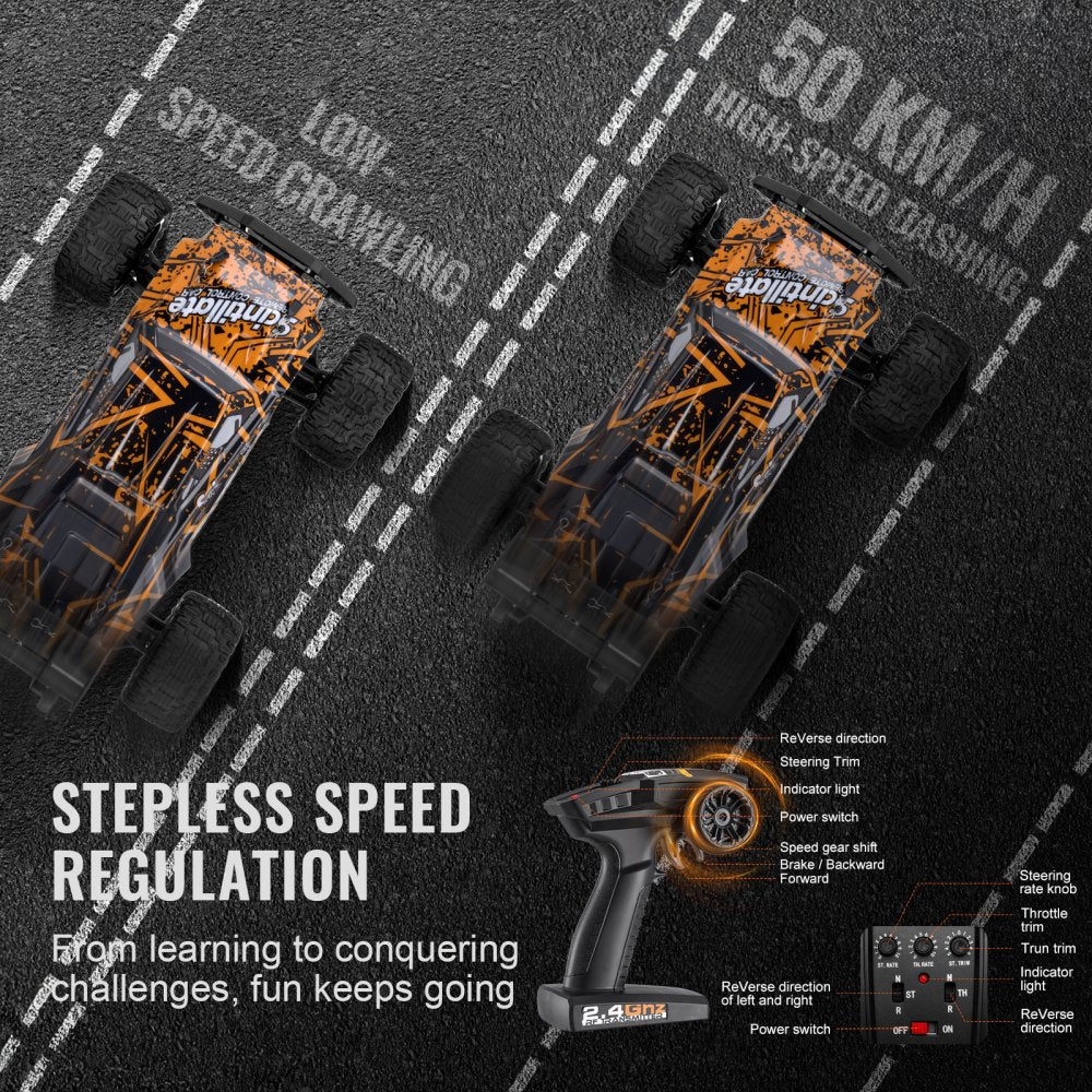 206E - 1:10 Scale All-Terrain RC Car with 50 km/h Speed