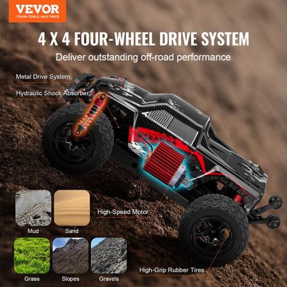9200E - 1:10 Scale 4WD Off-Road RC Car with 38 km/h Speed